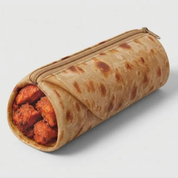 Paratha Roll Pencil Case